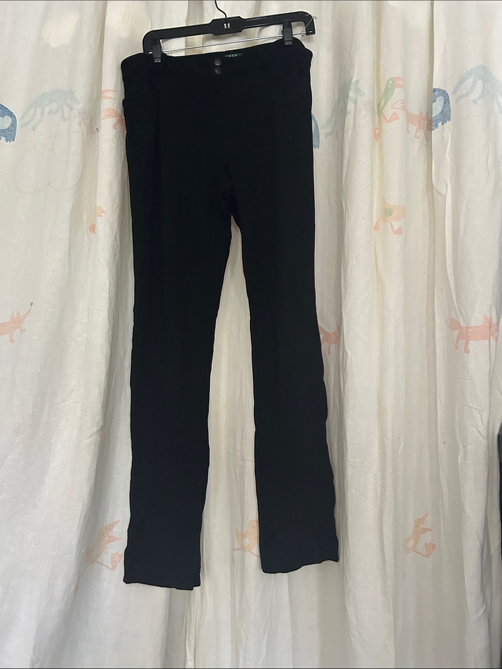 Lauren Ralph Lauren Black Skinny Pants 14